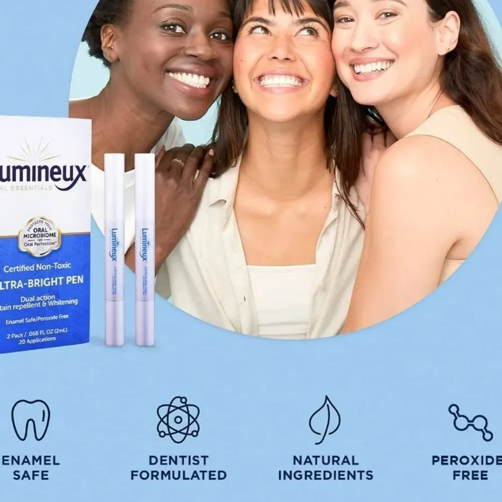 Lumineux Ultra-Bright Dual‎ Action Stain Repellent & Whitening Pen- 2PK